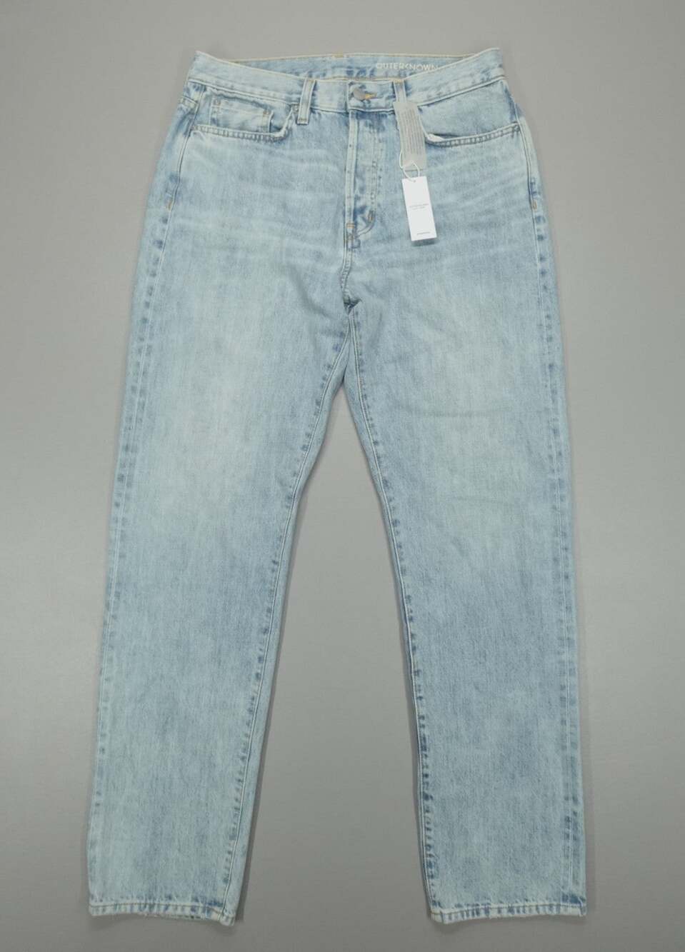Outerknown SEA Jeans Statesman Men's Relaxed Fit Size 30x32 SLT Blue $298